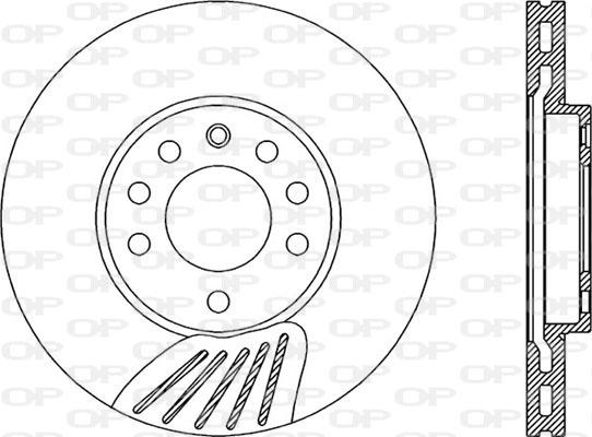 Open Parts BDA1908.20 - Тормозной диск autospares.lv