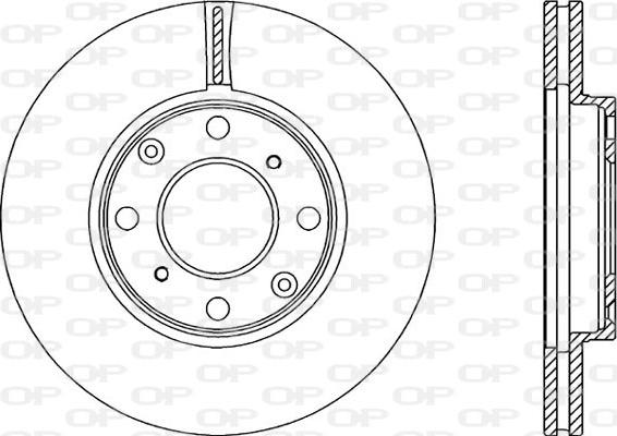 Open Parts BDA1919.20 - Тормозной диск autospares.lv