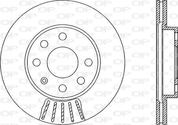 Open Parts BDA1983.20 - Тормозной диск autospares.lv