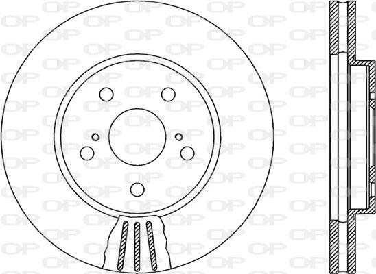 Open Parts BDA1982.20 - Тормозной диск autospares.lv