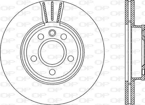 Open Parts BDA1937.20 - Тормозной диск autospares.lv