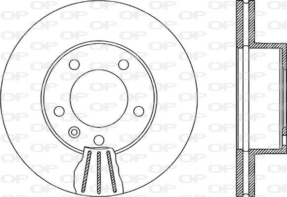 Open Parts BDA1979.20 - Тормозной диск autospares.lv