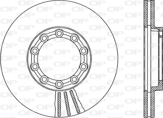 Open Parts BDA1974.20 - Тормозной диск autospares.lv