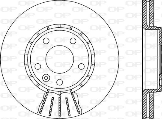 Open Parts BDA1978.20 - Тормозной диск autospares.lv