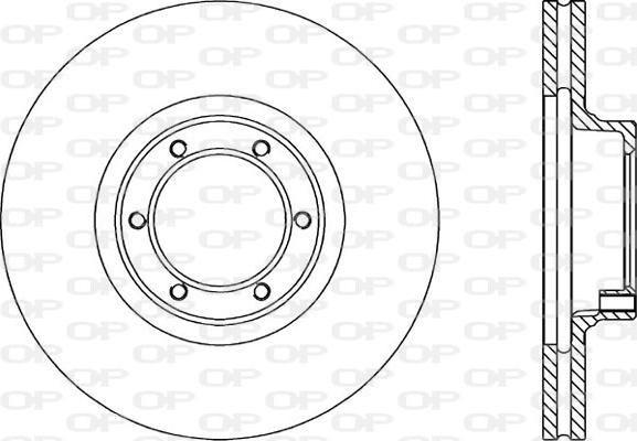 Open Parts BDA1440.20 - Тормозной диск autospares.lv