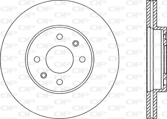 Open Parts BDA1464.20 - Тормозной диск autospares.lv