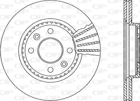 Open Parts BDA1462.20 - Тормозной диск autospares.lv