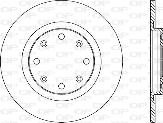 Open Parts BDA1426.10 - Тормозной диск autospares.lv