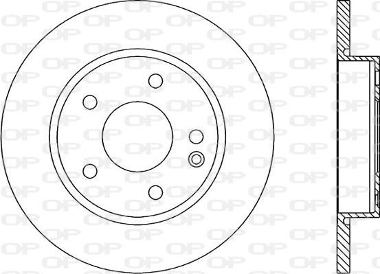 Open Parts BDA1699.10 - Тормозной диск autospares.lv