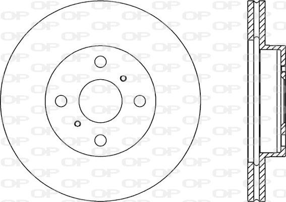 Open Parts BDA1640.20 - Тормозной диск autospares.lv