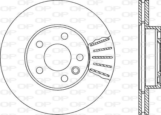 Open Parts BDA1676.20 - Тормозной диск autospares.lv