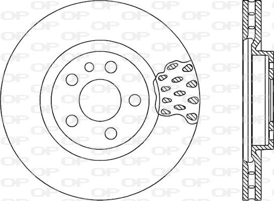 Open Parts BDA1018.20 - Тормозной диск autospares.lv