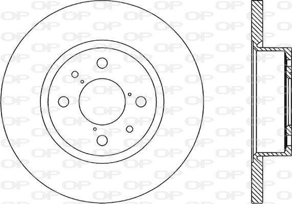 Open Parts BDA1148.10 - Тормозной диск autospares.lv