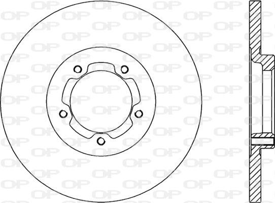 Open Parts BDA1166.10 - Тормозной диск autospares.lv