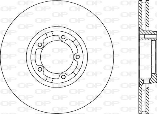 Open Parts BDA1183.20 - Тормозной диск autospares.lv