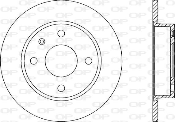 Open Parts BDA1175.10 - Тормозной диск autospares.lv