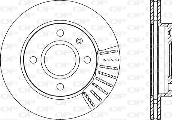 Open Parts BDA1176.20 - Тормозной диск autospares.lv