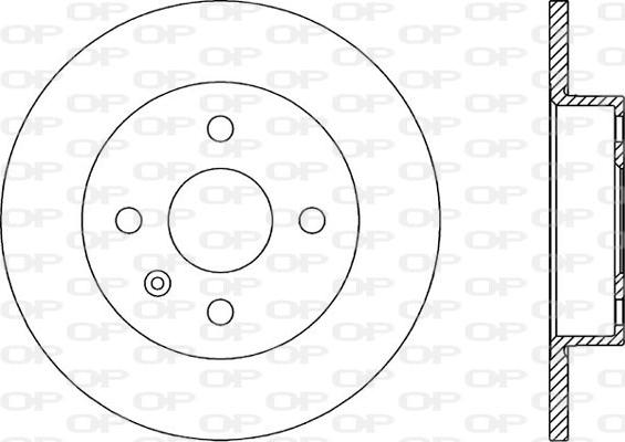 Open Parts BDA1896.10 - Тормозной диск autospares.lv