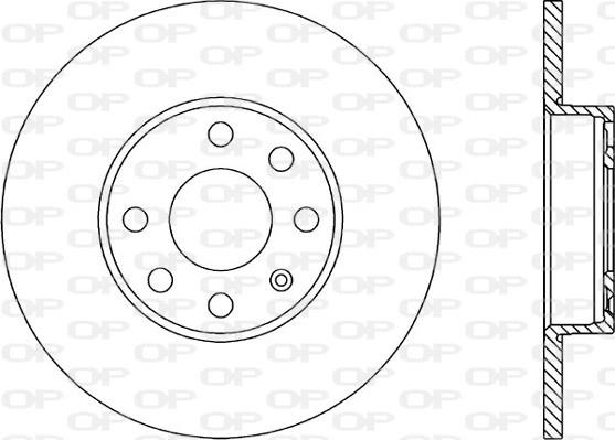 Open Parts BDA1806.10 - Тормозной диск autospares.lv