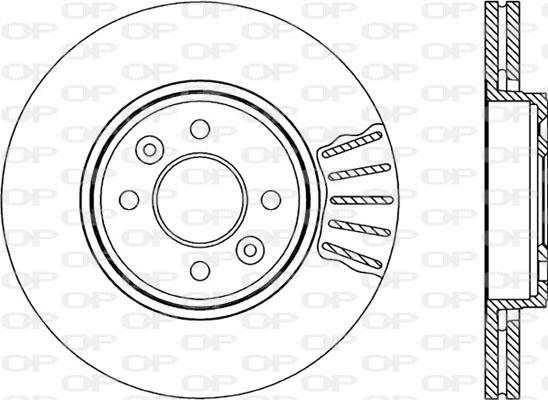 Open Parts BDR1815.20 - Тормозной диск autospares.lv