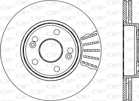 Open Parts BDR1816.20 - Тормозной диск autospares.lv