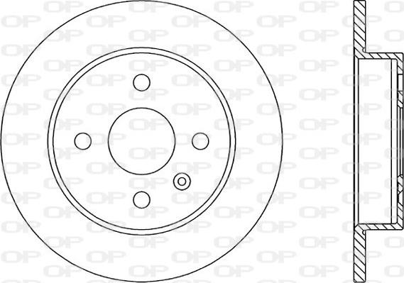Open Parts BDA1810.10 - Тормозной диск autospares.lv