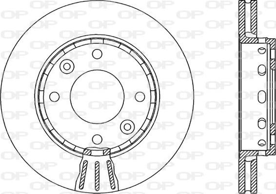 Open Parts BDA1886.20 - Тормозной диск autospares.lv