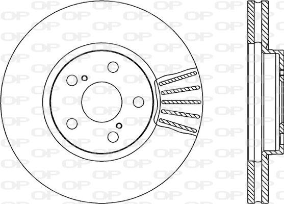 Open Parts BDA1829.20 - Тормозной диск autospares.lv