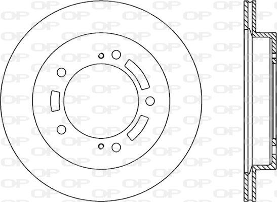 Open Parts BDA1821.20 - Тормозной диск autospares.lv