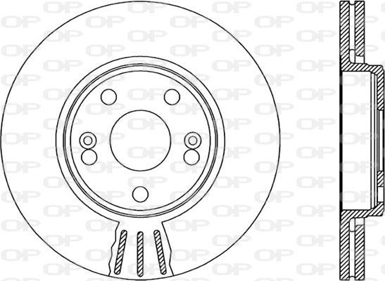 Open Parts BDA1879.20 - Тормозной диск autospares.lv
