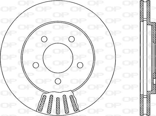 Open Parts BDA1871.20 - Тормозной диск autospares.lv