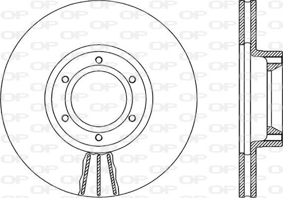 Open Parts BDA1878.20 - Тормозной диск autospares.lv