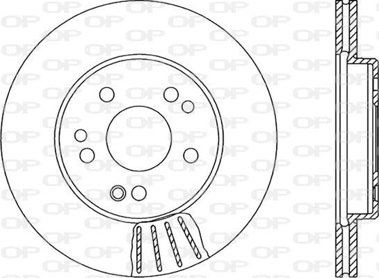 Open Parts BDA1295.20 - Тормозной диск autospares.lv