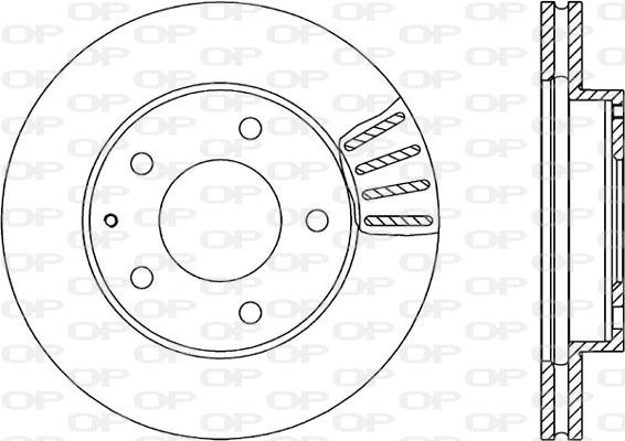 Open Parts BDA1277.20 - Тормозной диск autospares.lv