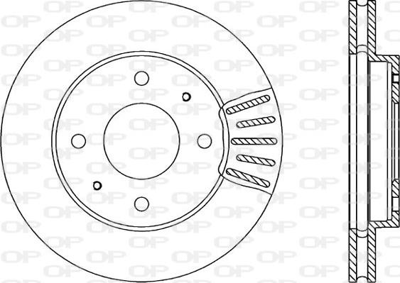 Open Parts BDR1794.20 - Тормозной диск autospares.lv