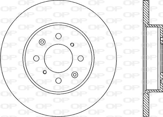 Open Parts BDA1752.10 - Тормозной диск autospares.lv