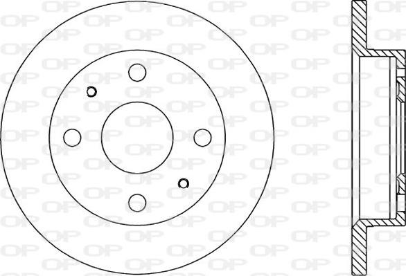 Open Parts BDA1762.10 - Тормозной диск autospares.lv