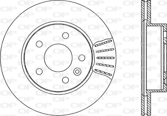 Open Parts BDA1704.20 - Тормозной диск autospares.lv