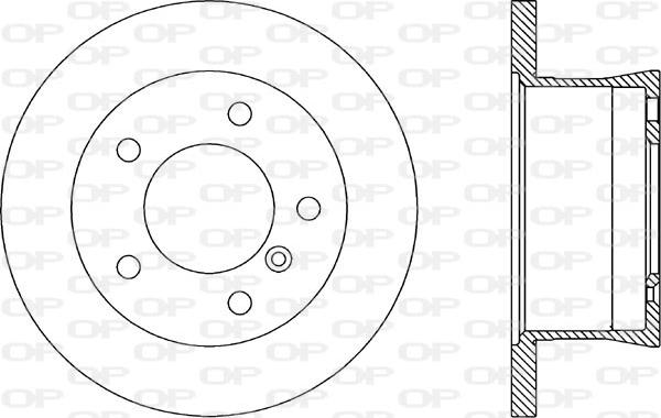 Open Parts BDA1785.10 - Тормозной диск autospares.lv