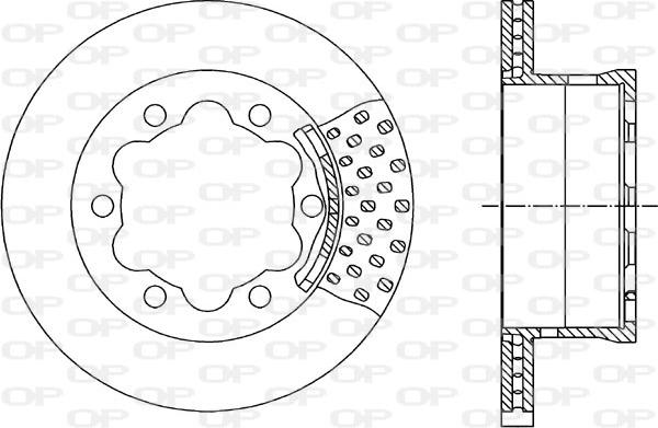 Open Parts BDA1786.20 - Тормозной диск autospares.lv
