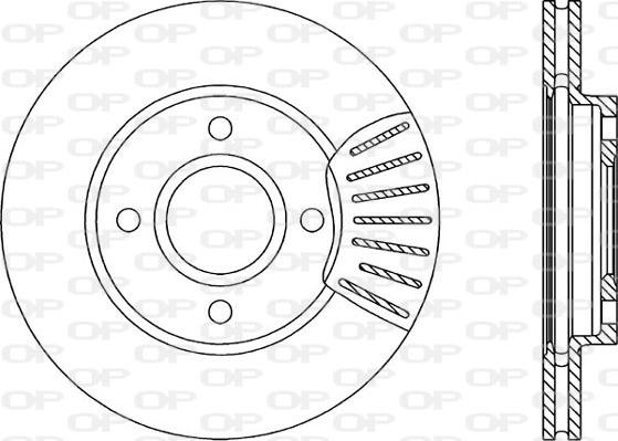 Open Parts BDR1739.20 - Тормозной диск autospares.lv