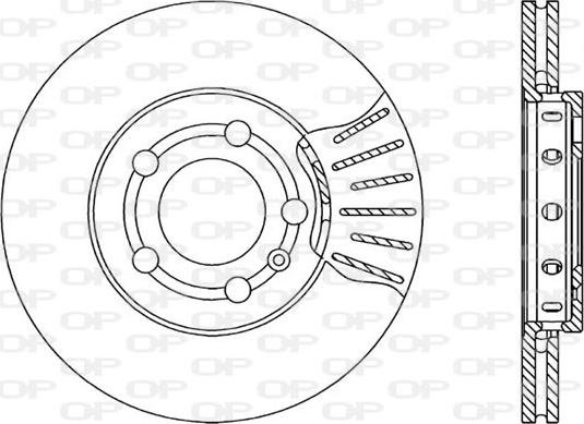 Open Parts BDA1730.20 - Тормозной диск autospares.lv