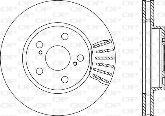 Open Parts BDA1725.20 - Тормозной диск autospares.lv