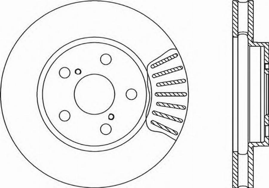 Open Parts BDA1726.20 - Тормозной диск autospares.lv