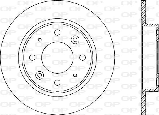 Open Parts BDR1774.10 - Тормозной диск autospares.lv