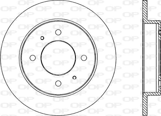 Open Parts BDA1770.10 - Тормозной диск autospares.lv