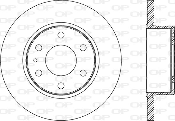 Open Parts BDA2471.10 - Тормозной диск autospares.lv