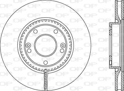 Open Parts BDA2477.20 - Тормозной диск autospares.lv