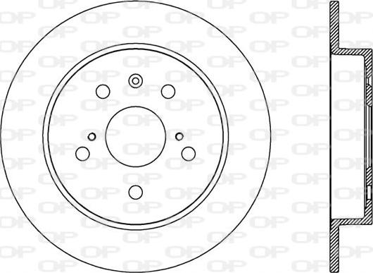 Open Parts BDA2566.10 - Тормозной диск autospares.lv