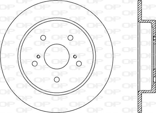 Open Parts BDA2567.10 - Тормозной диск autospares.lv